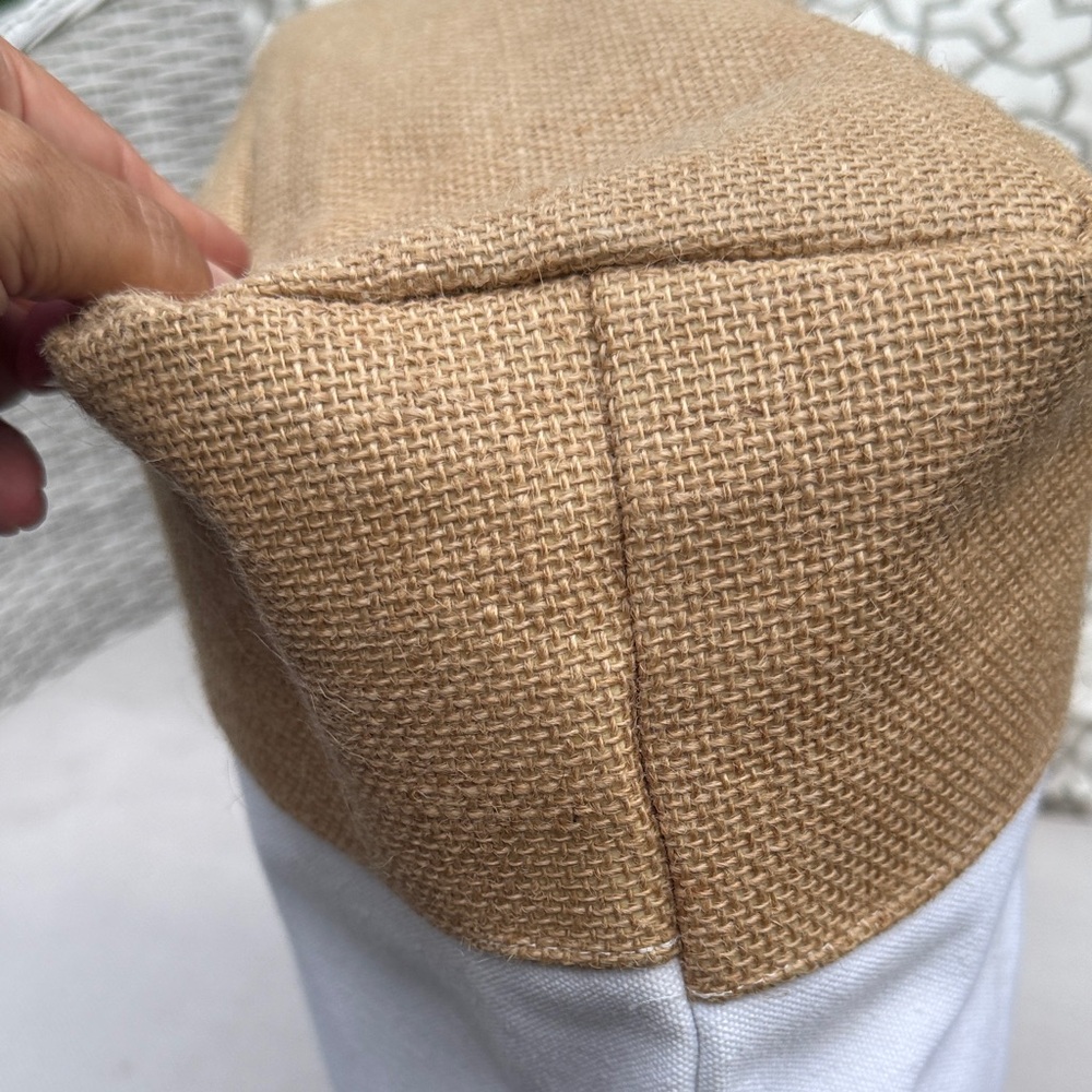 AVEDA White and Tan Tote Bag - Picture 8 of 16
